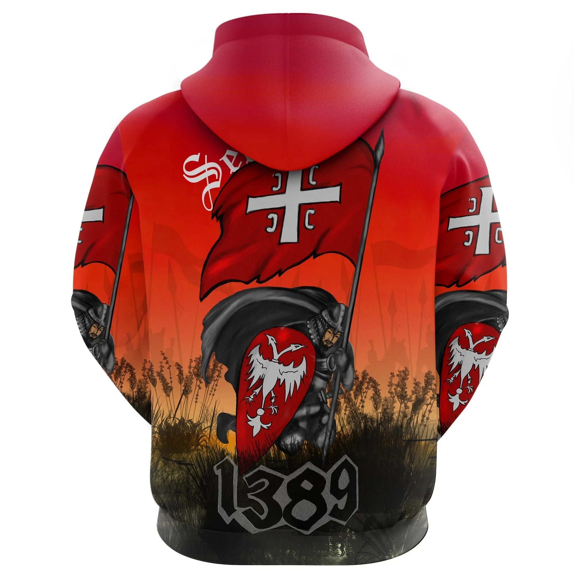 Serbia Hoodie 1389 RLT7