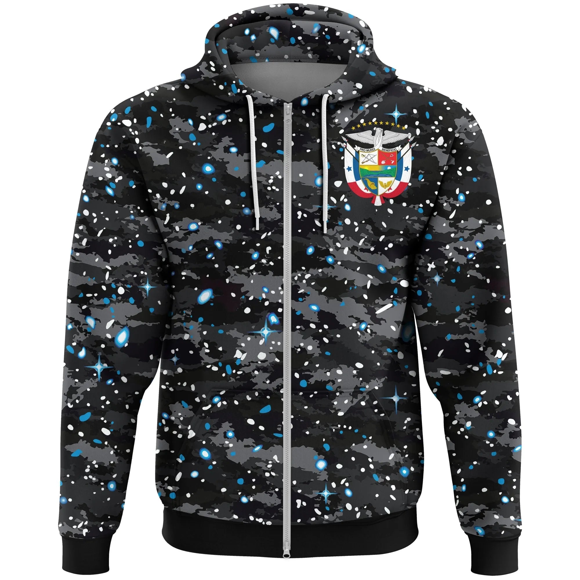 Panama Hoodie Space Camo Zip RLT13