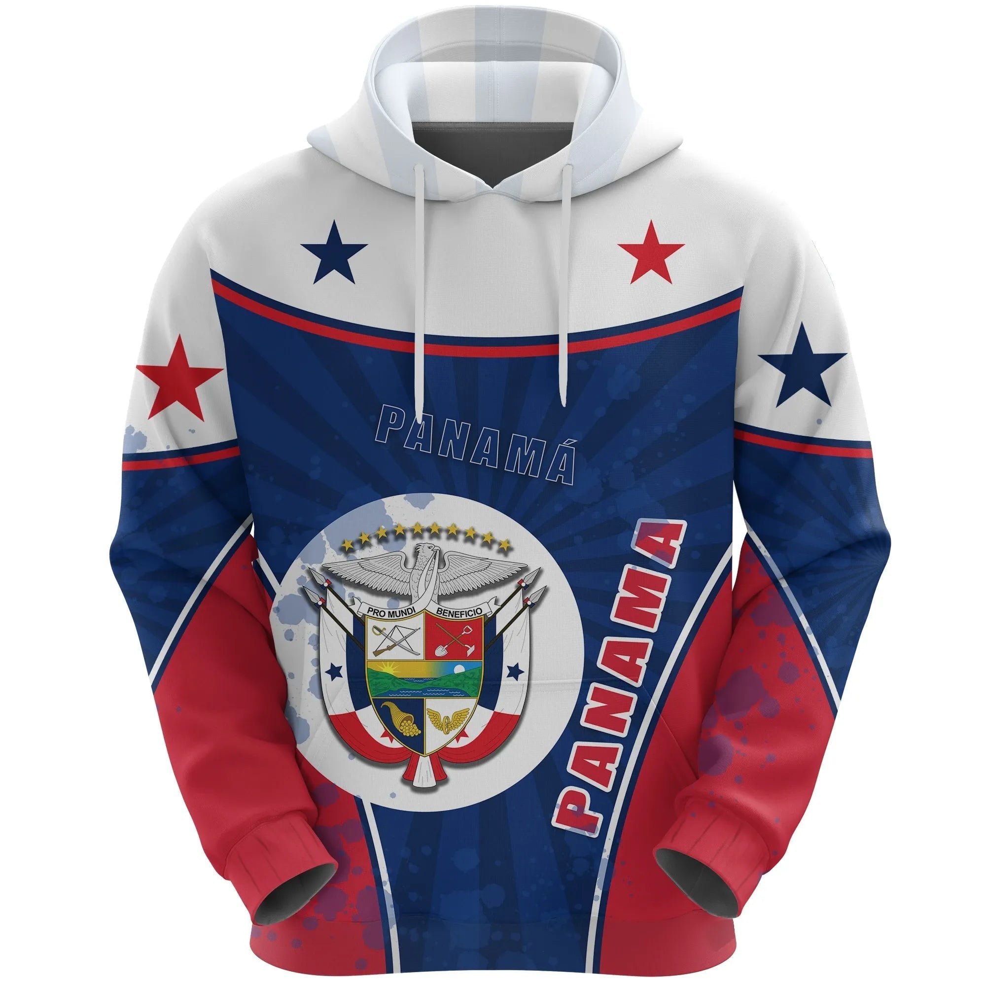 Panama Hoodie Circle Stripes Flag Version RLT13