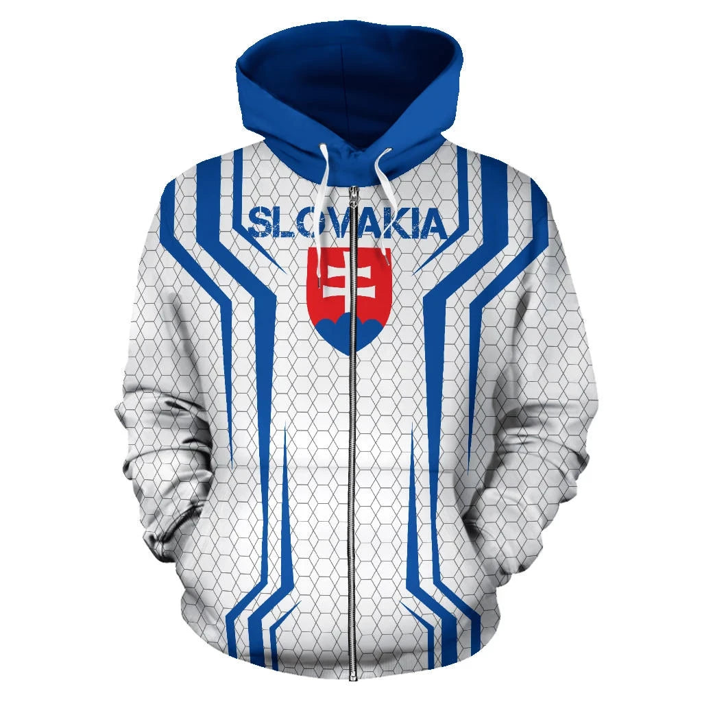 Slovakia Sport Edition Zipper Hoodie RLT13