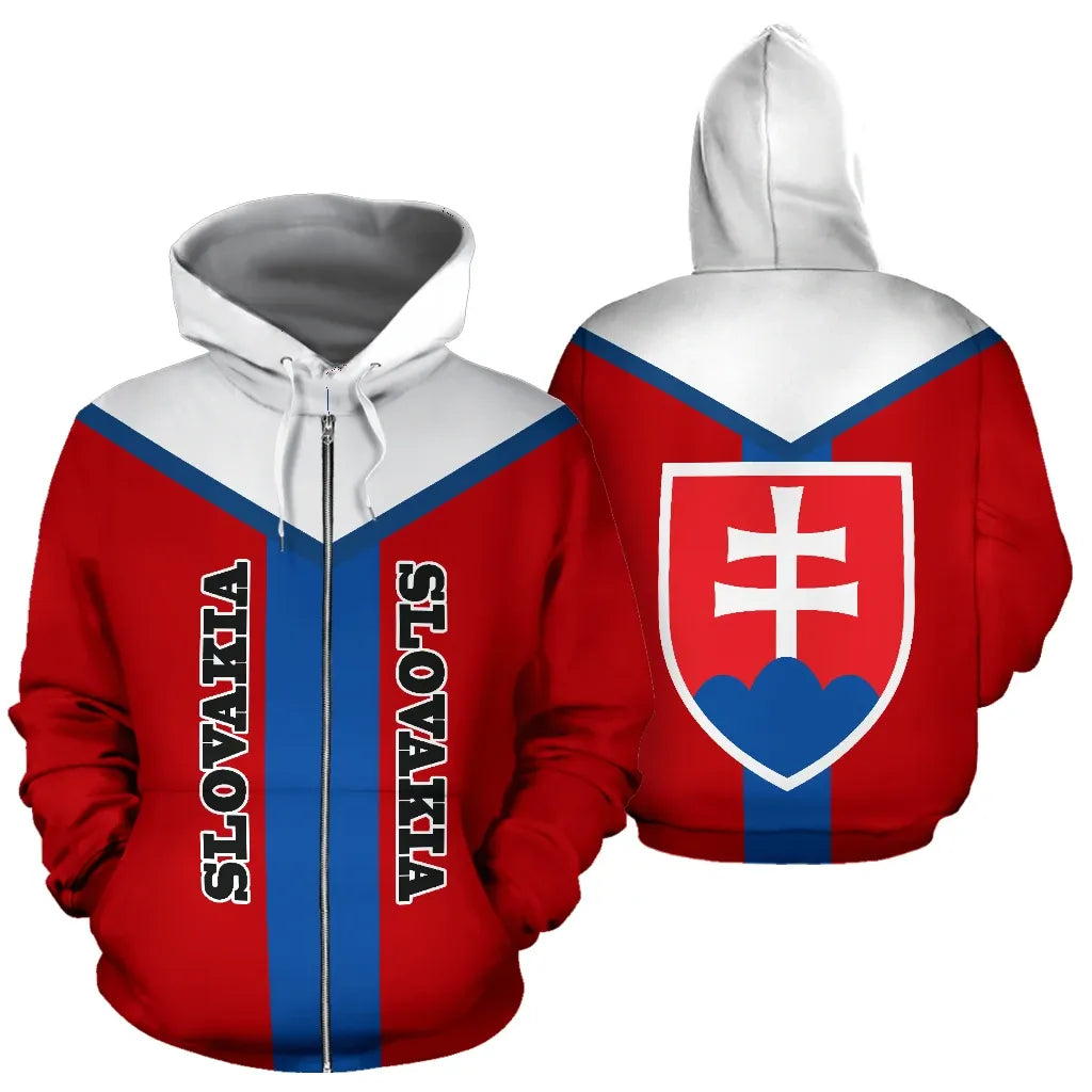 Slovakia Is My Homeland Zipper Hoodie RLT13