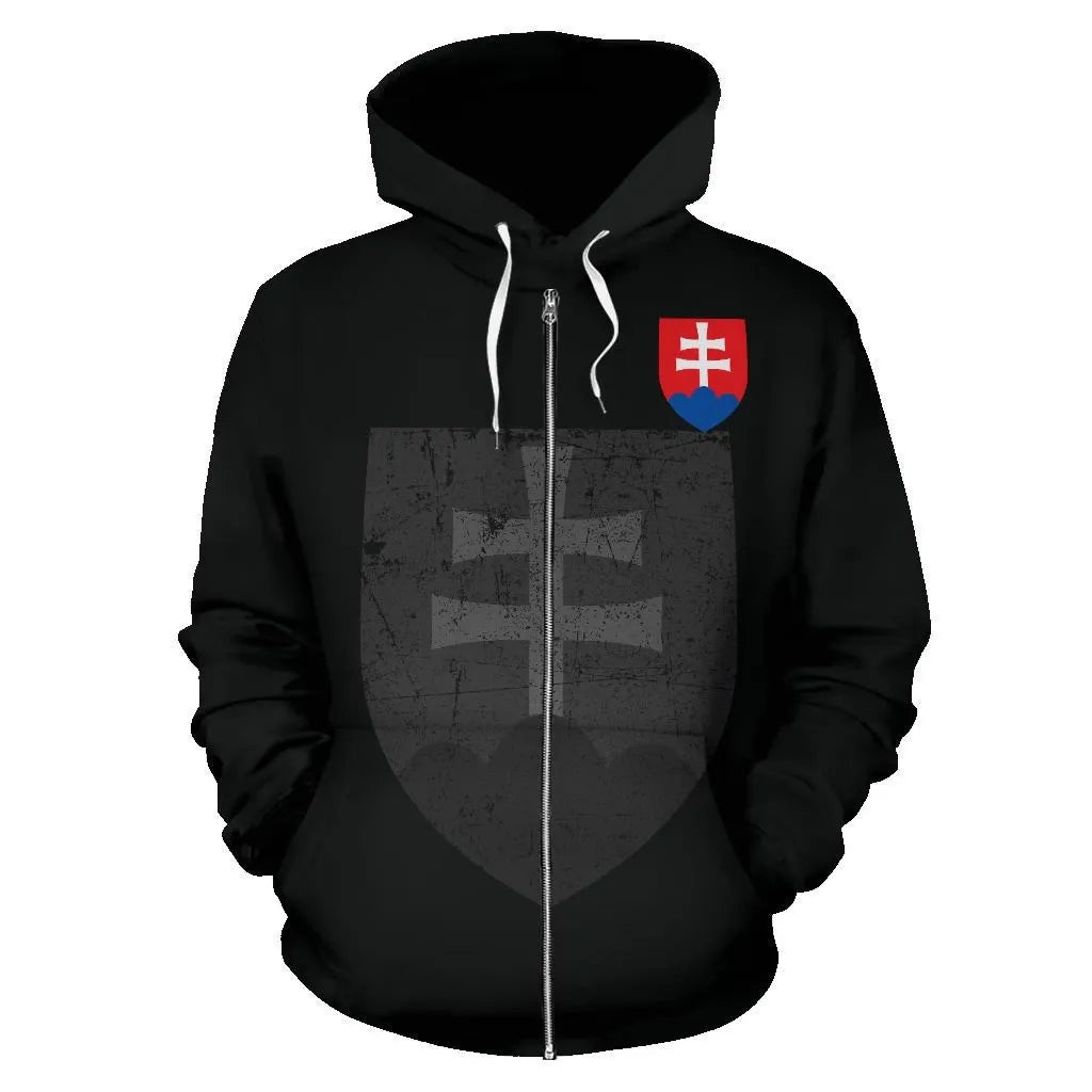 Slovakia Zipper Hoodie RLT13