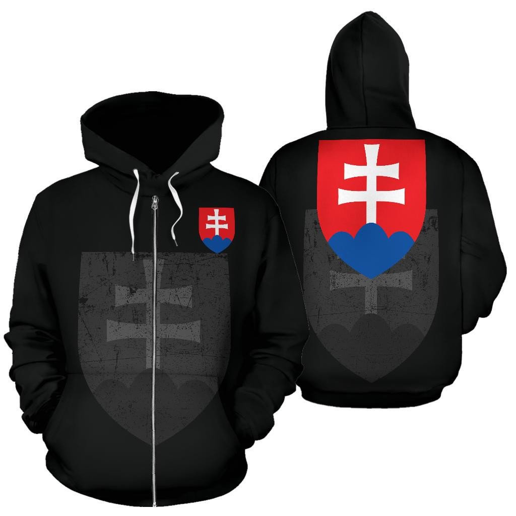 Slovakia Zipper Hoodie RLT13