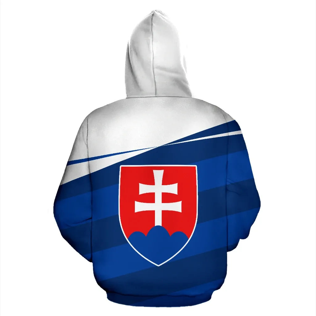 Slovakia Flag Hoodie Vivian Style RLT13
