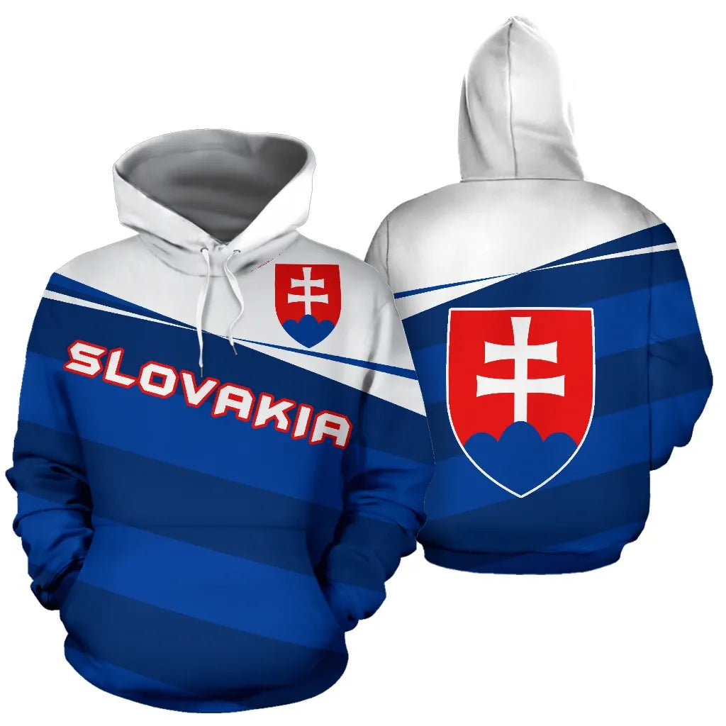 Slovakia Flag Hoodie Vivian Style RLT13