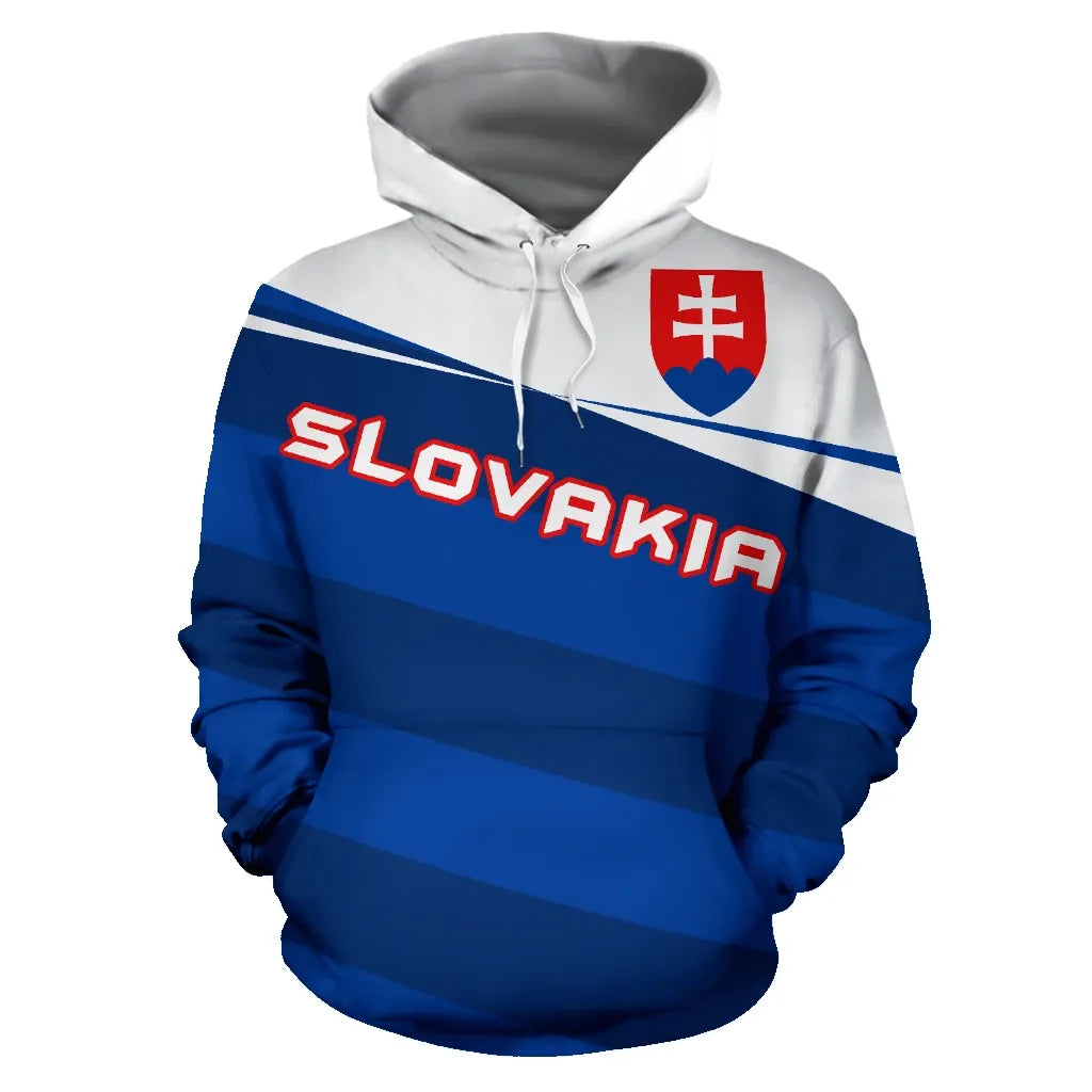 Slovakia Flag Hoodie Vivian Style RLT13