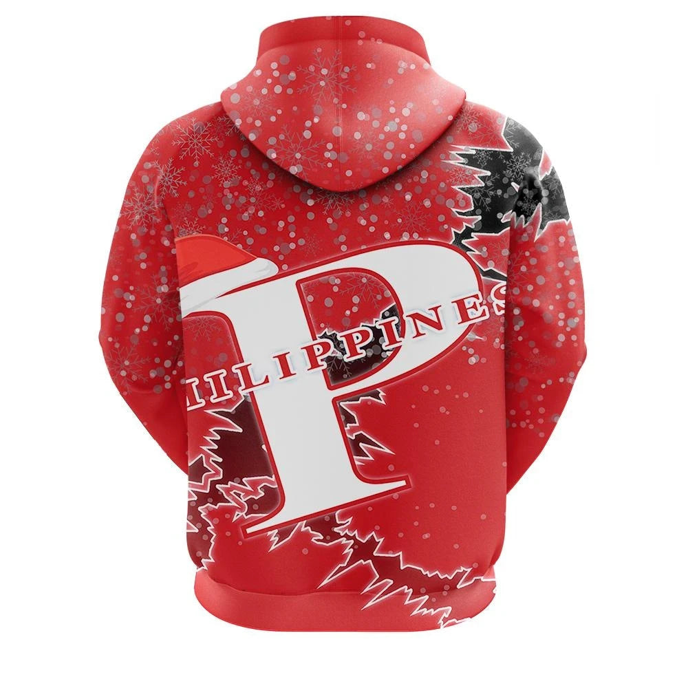 Philippines Christmas Hoodie Coat Of Arms X Style8 RLT6