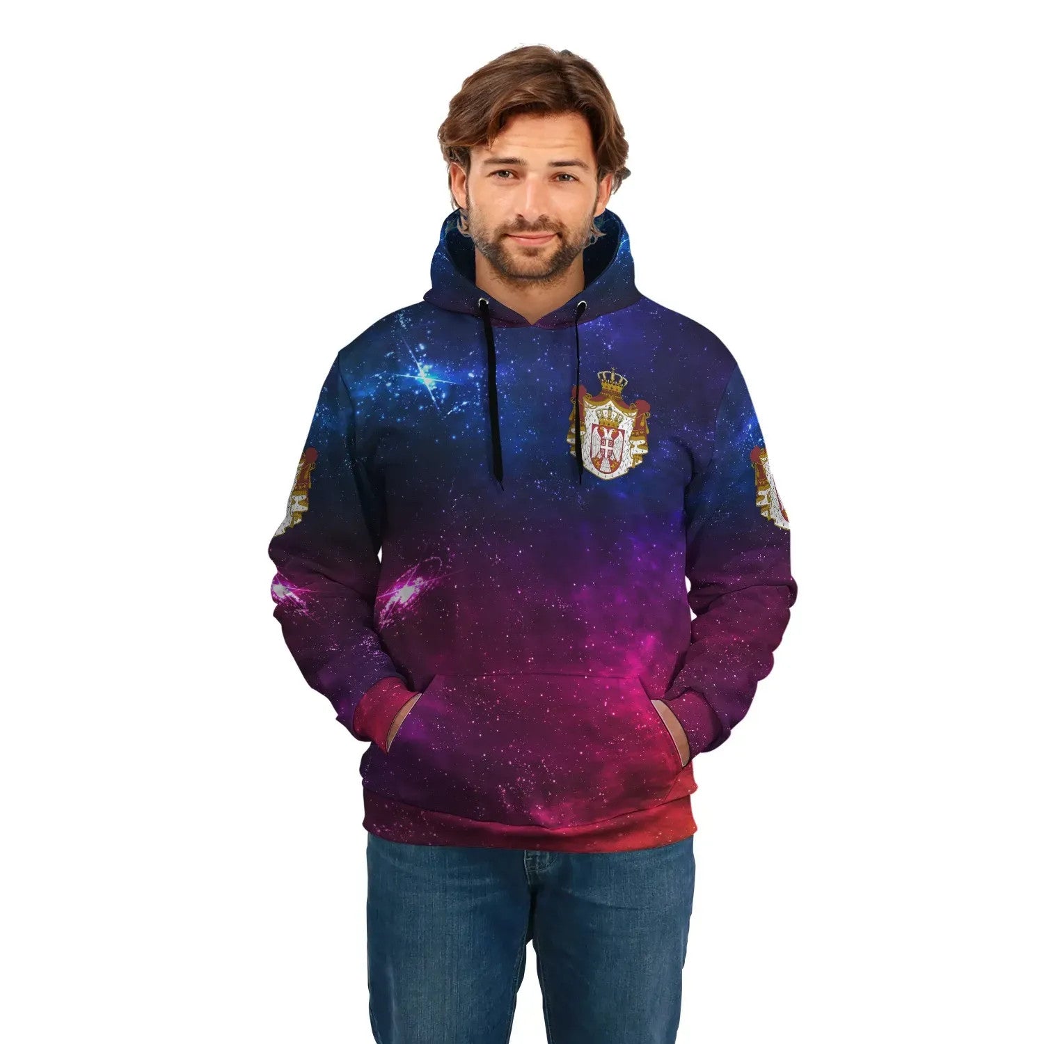 Serbia Hoodie Galaxy RLT7
