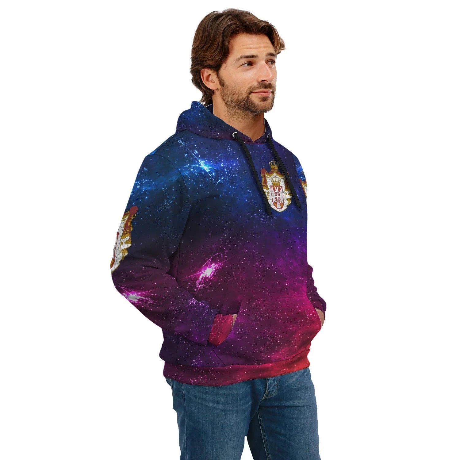 Serbia Hoodie Galaxy RLT7