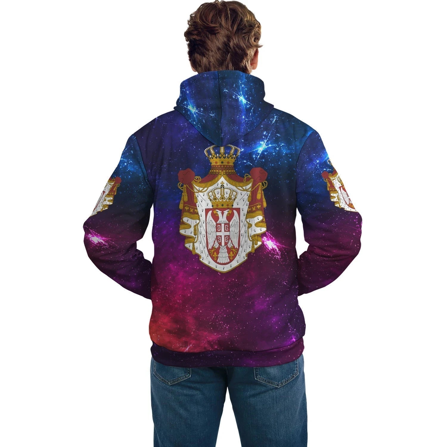 Serbia Hoodie Galaxy RLT7