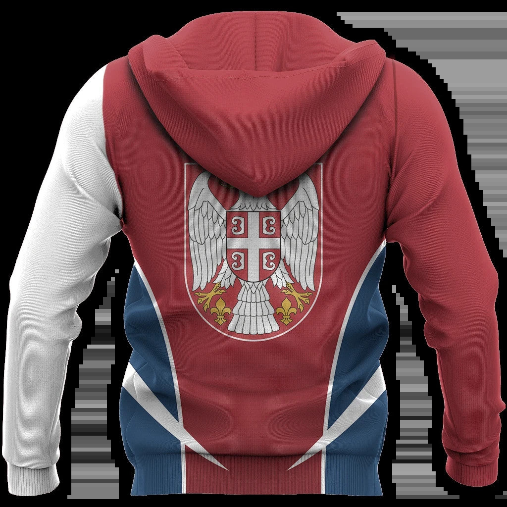 Serbia Active Hoodie RLT7