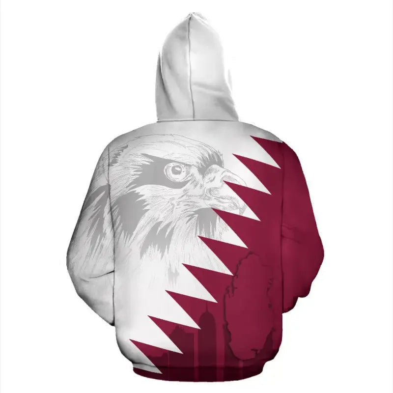 Qatar Zip Up Hoodie Falcon RLT12