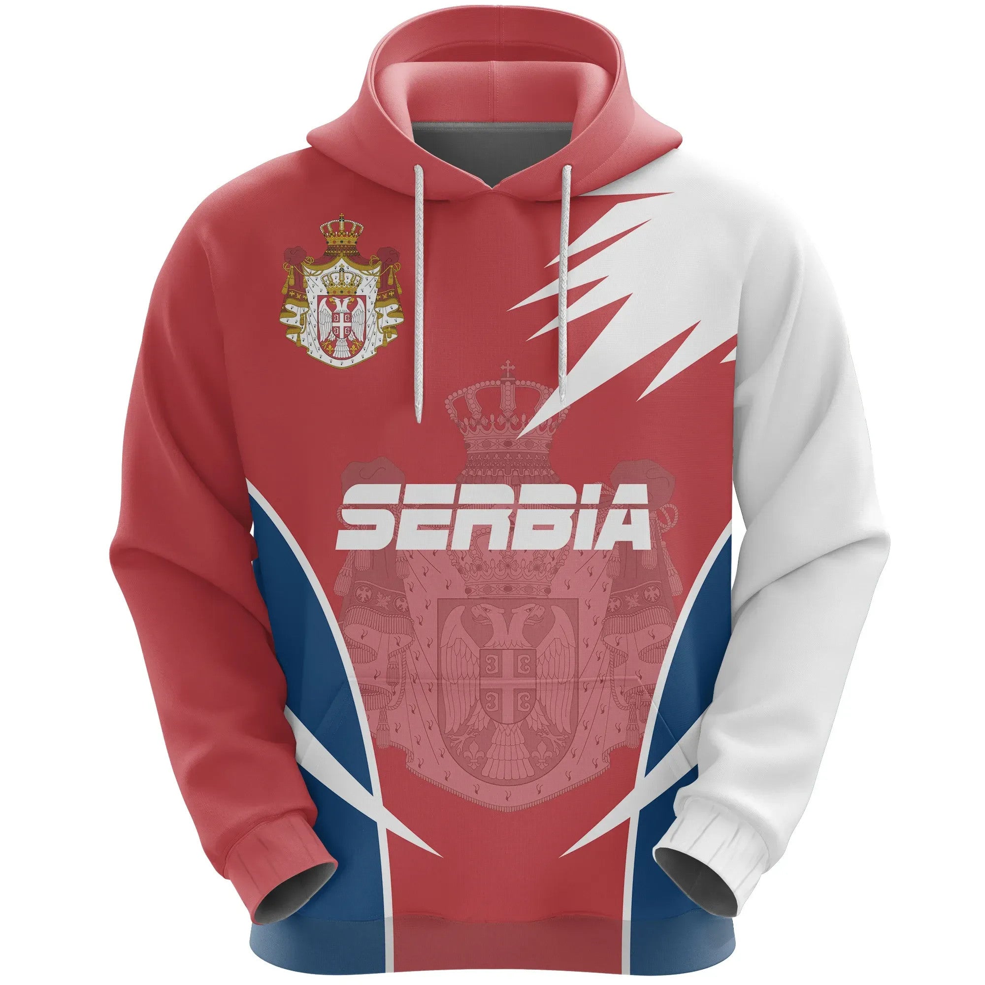 Serbia Hoodie Serbia Active Hoodie RLT7