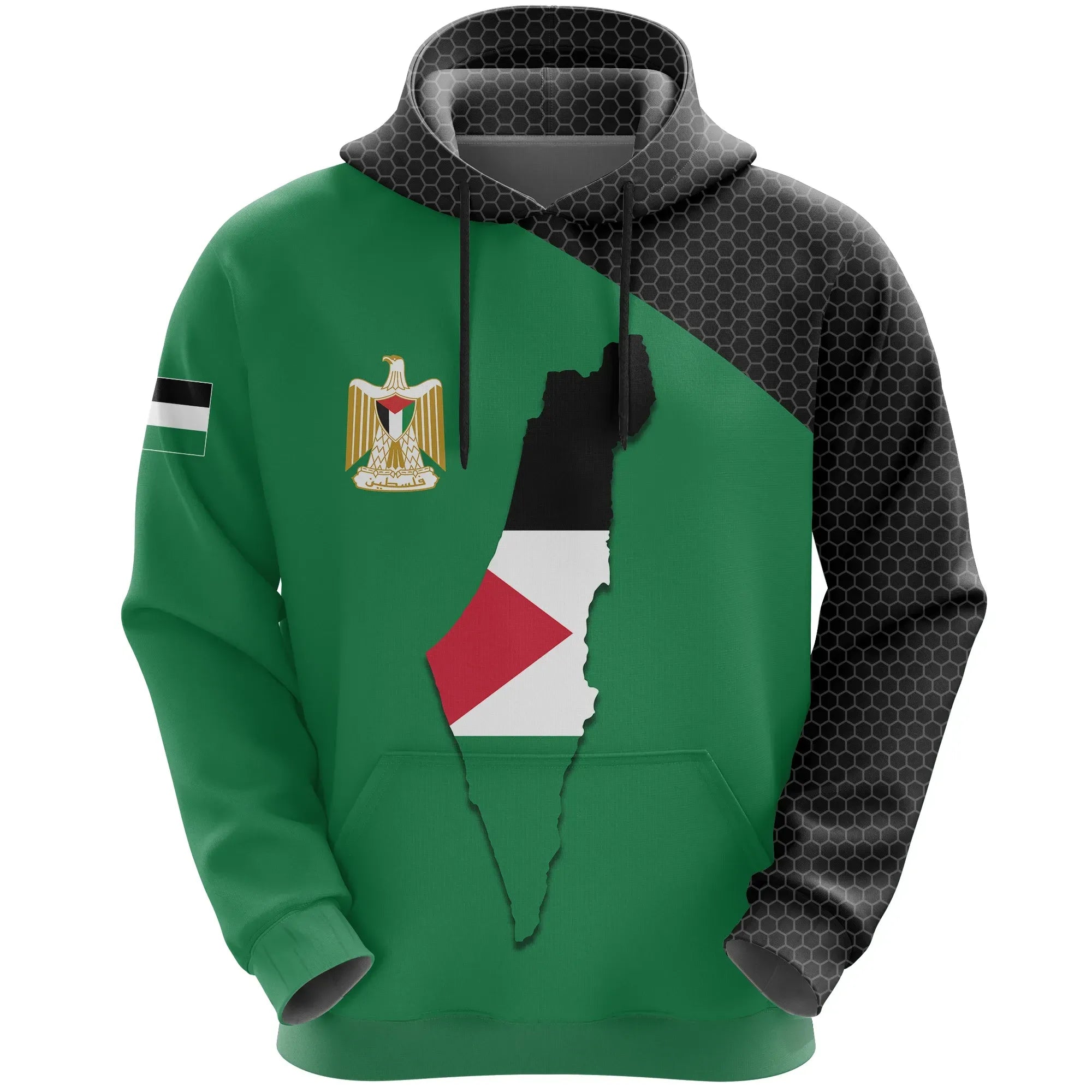 Palestine Hoodie Maps RLT13