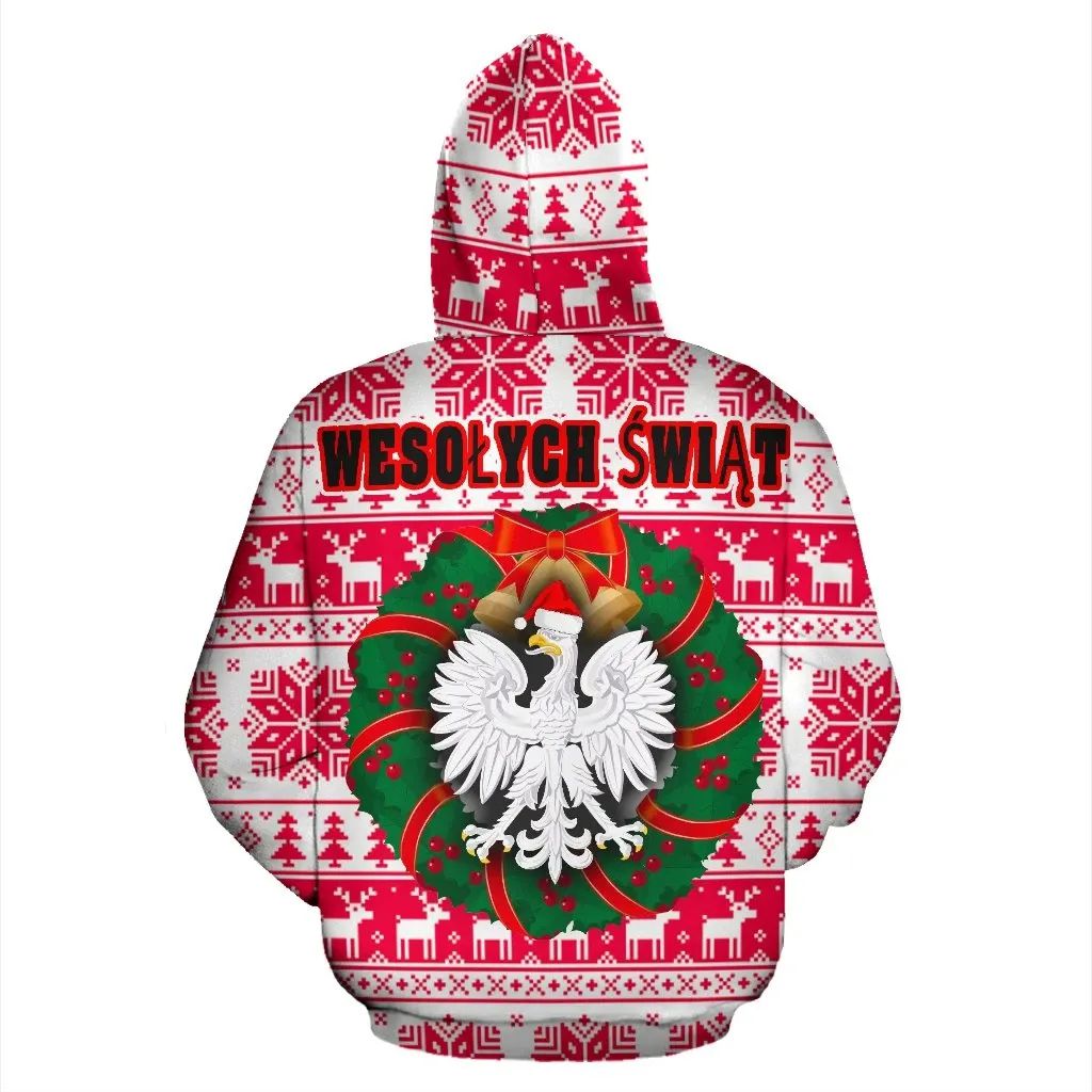 Poland Christmas Hoodie RLT7