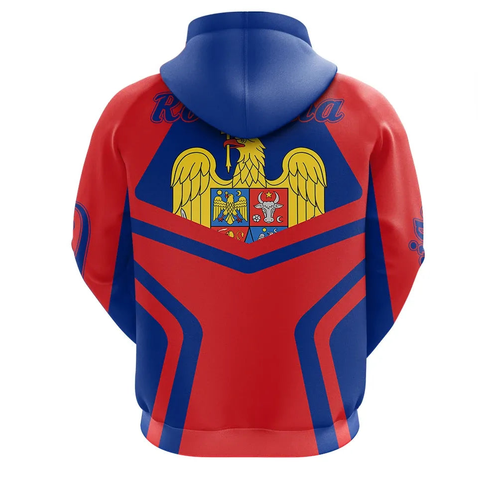 Romania Hoodie Coat Of Arms My Style RLT13