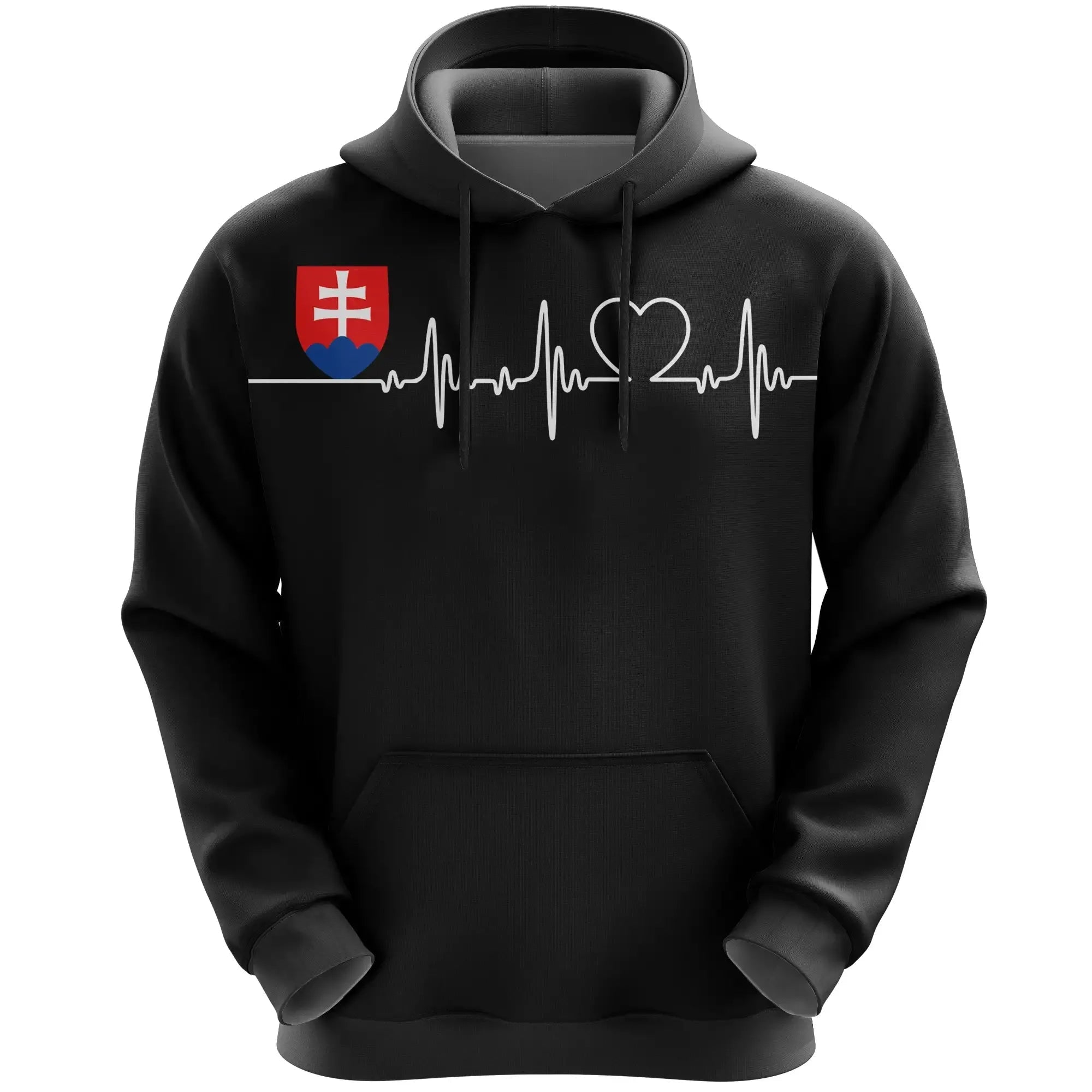 Slovakia Hoodie Heartbeat Womens/Mens RLT13