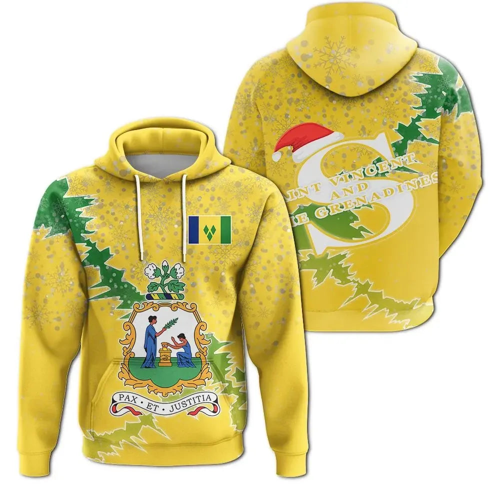 Saint Vincent and the Grenadines Christmas Hoodie Coat Of Arms X Style RLT13