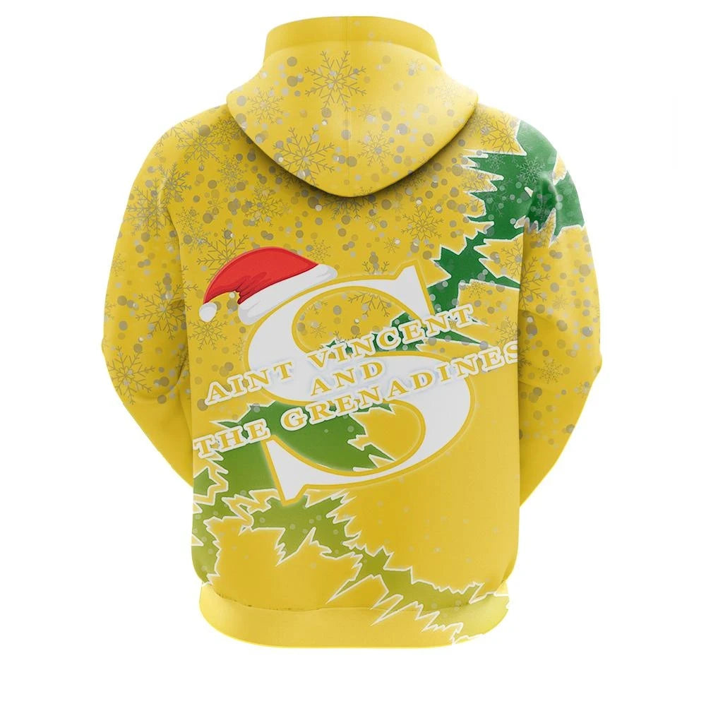 Saint Vincent and the Grenadines Christmas Hoodie Coat Of Arms X Style RLT13