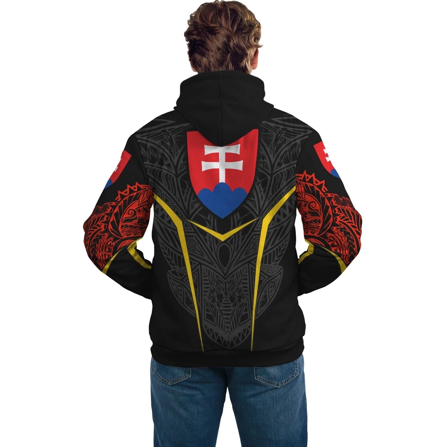 Slovakia Unisex Hoodie Tribal Style RLT13