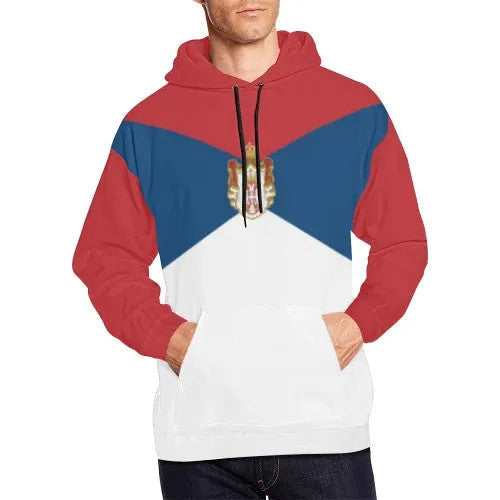 Serbia Hoodie Serbia Flag RLT7
