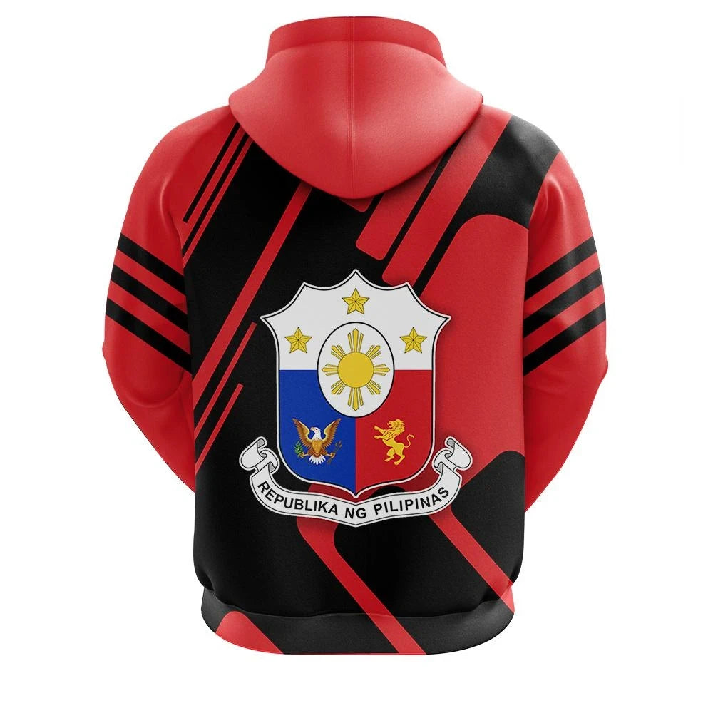 Philippines Hoodie Coat Of Arms Rockie RLT6