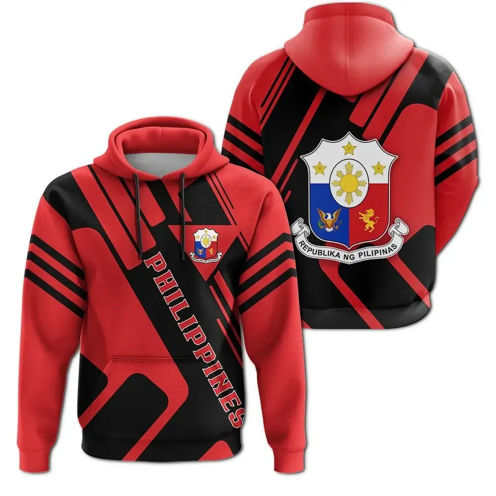 Philippines Hoodie Coat Of Arms Rockie RLT6