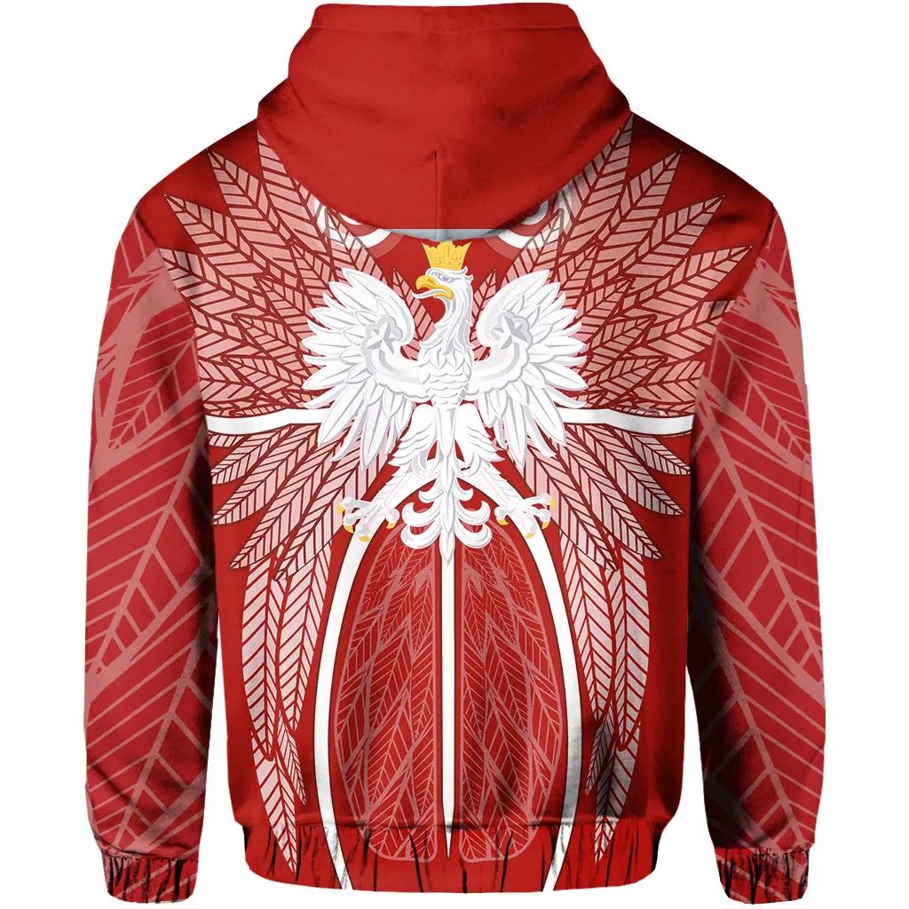 Poland Eagle Design Hoodie RLT7
