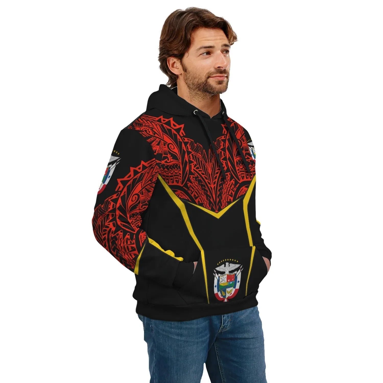 Panama Unisex Hoodie Tribal Style RLT13