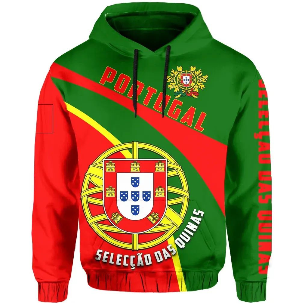 Portugal All Over Print Hoodie Football Style RLT7