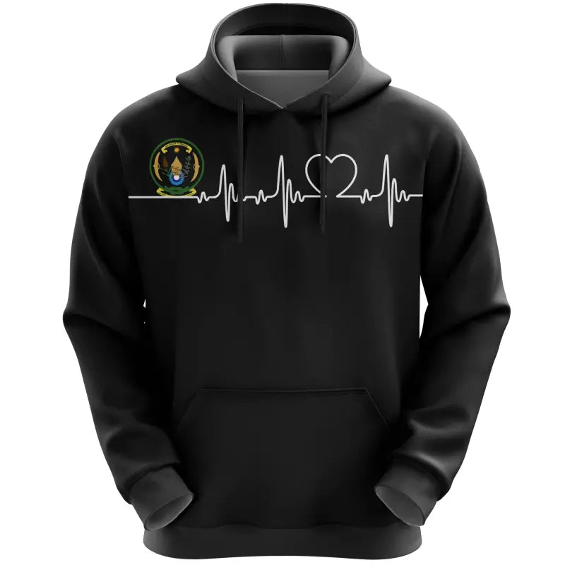 Rwanda Hoodie Heartbeat RLT12