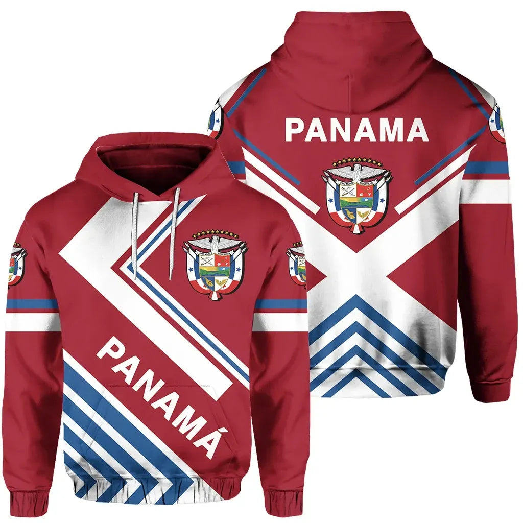 Panama Flag Hoodie America Nations RLT13