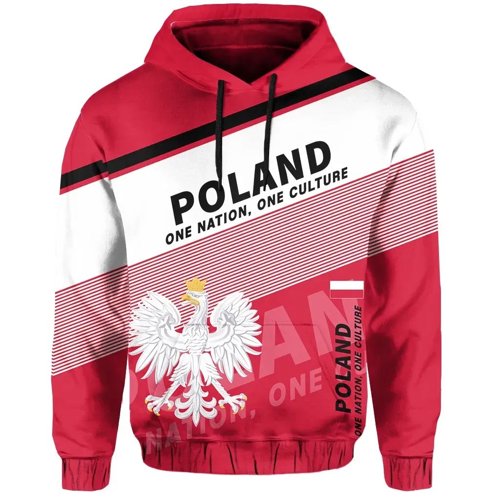 Poland Hoodie Flag Motto Limited Style RLT7