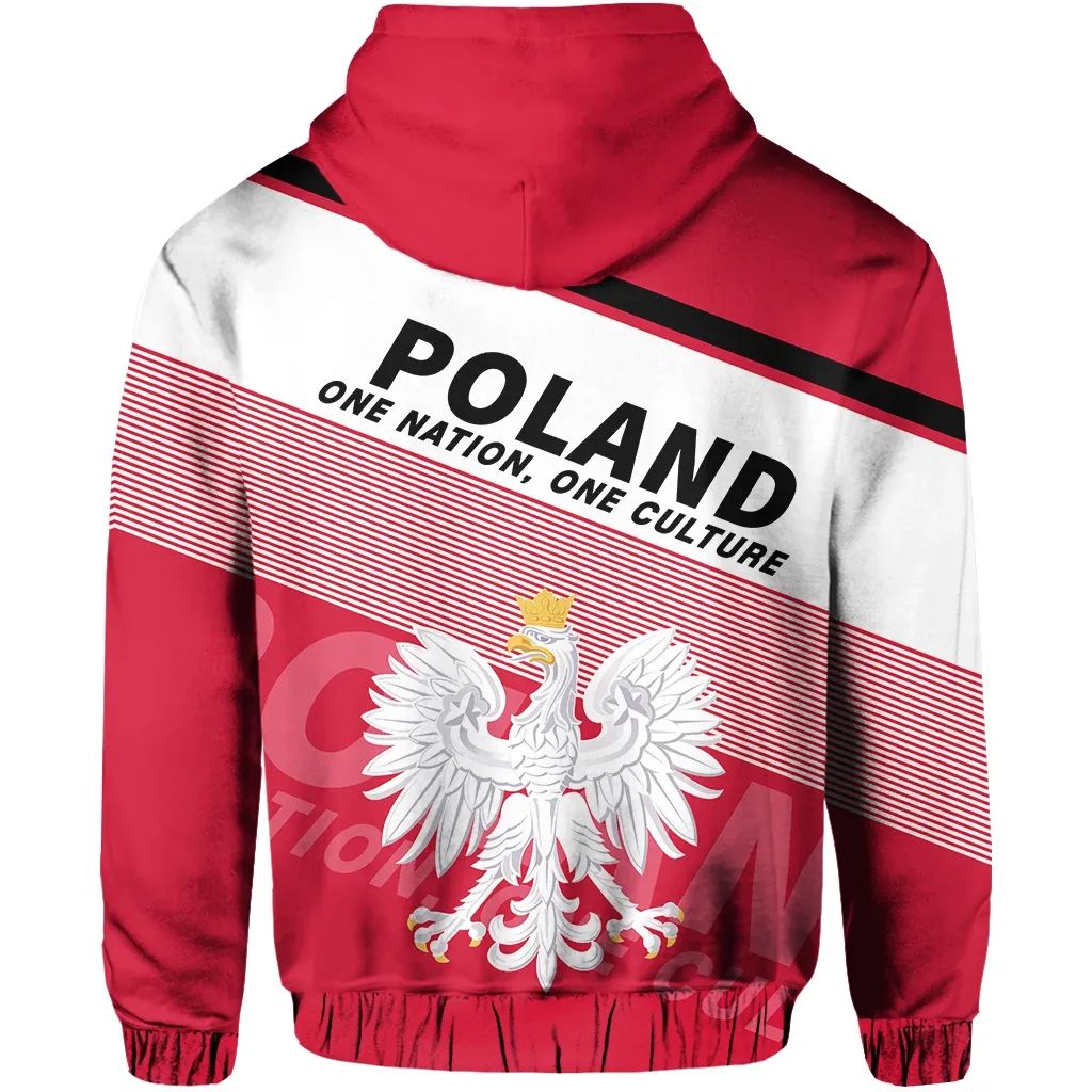 Poland Hoodie Flag Motto Limited Style RLT7