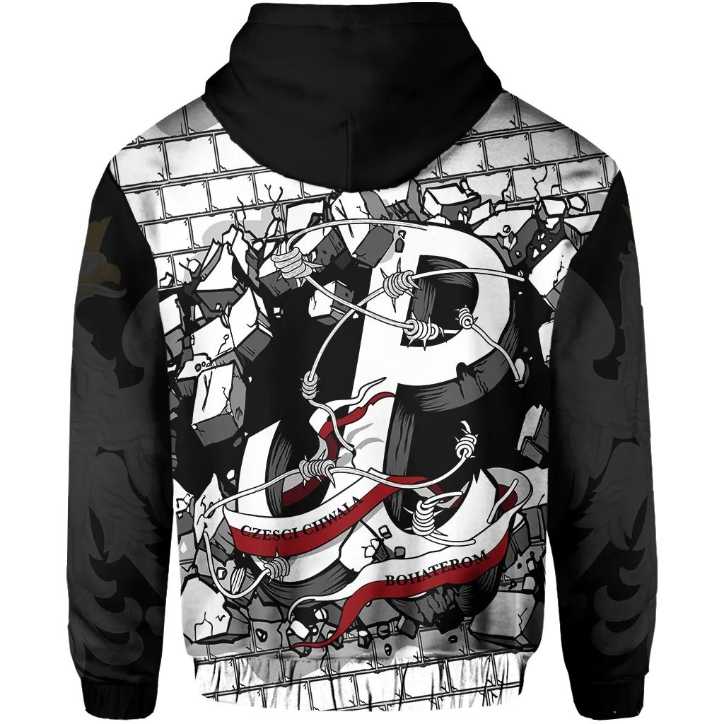 Polska Walczaca Poland Eagle Hoodie RLT7