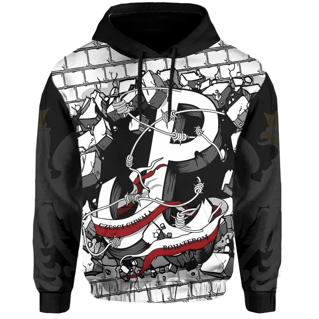 Polska Walczaca Poland Eagle Hoodie RLT7