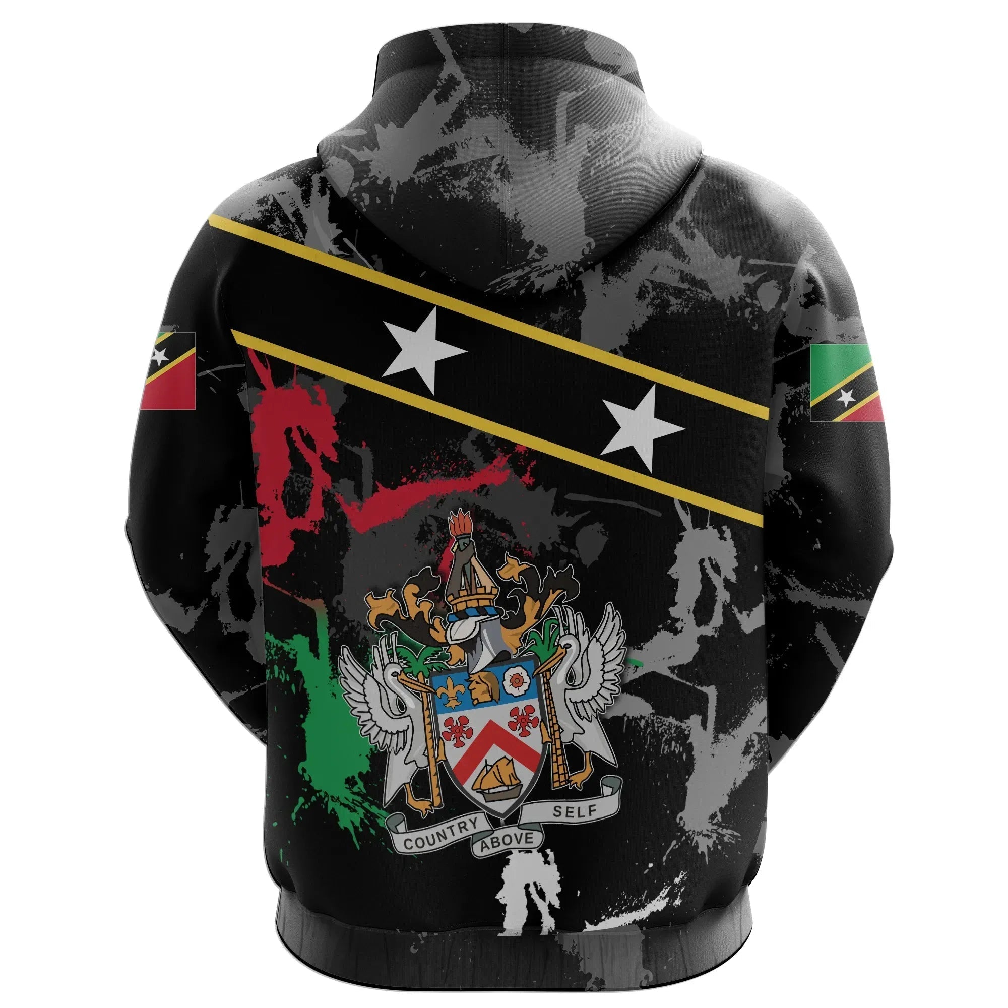 Saint Kitts and Nevis Hoodie Special Style With Stars RLT6