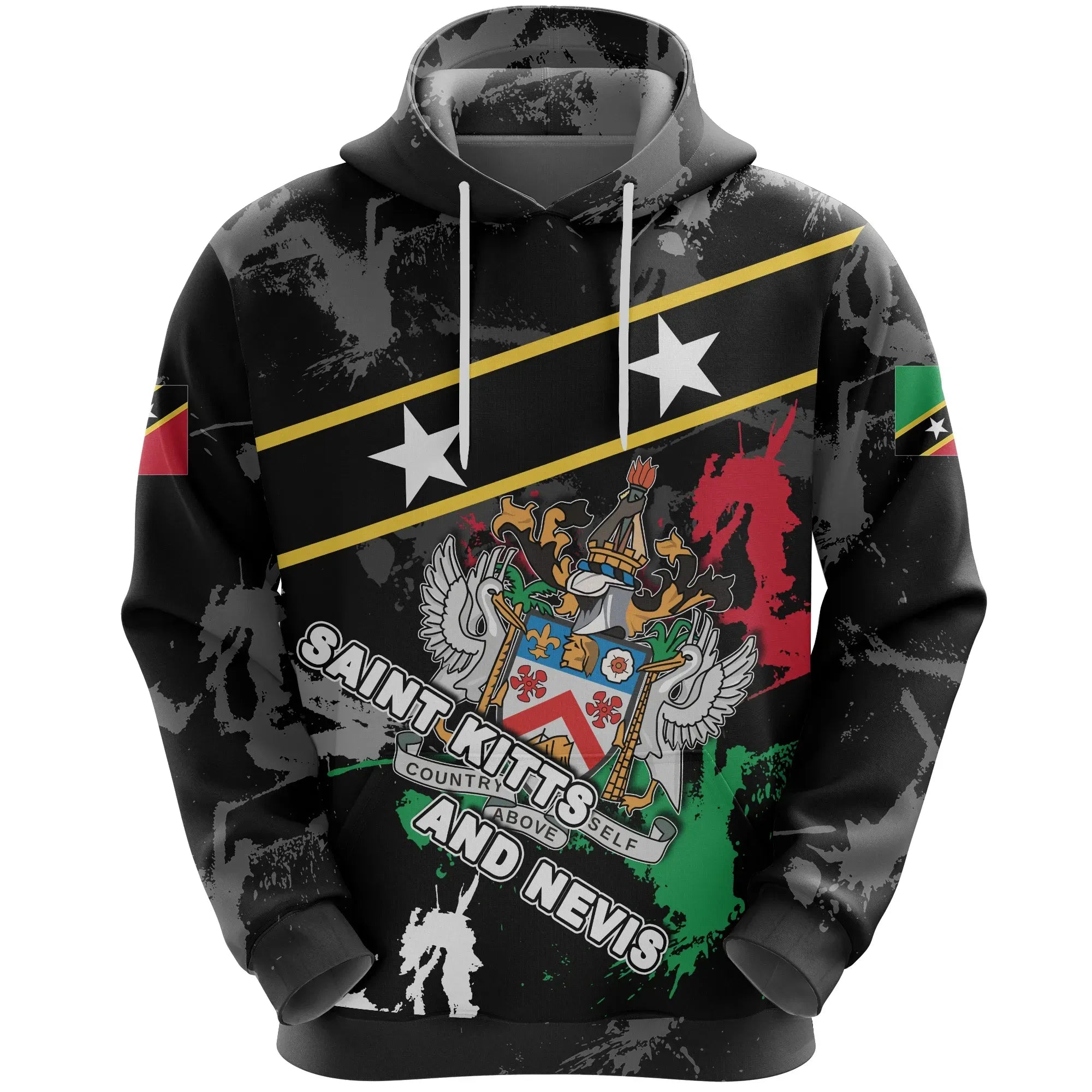 Saint Kitts and Nevis Hoodie Special Style With Stars RLT6
