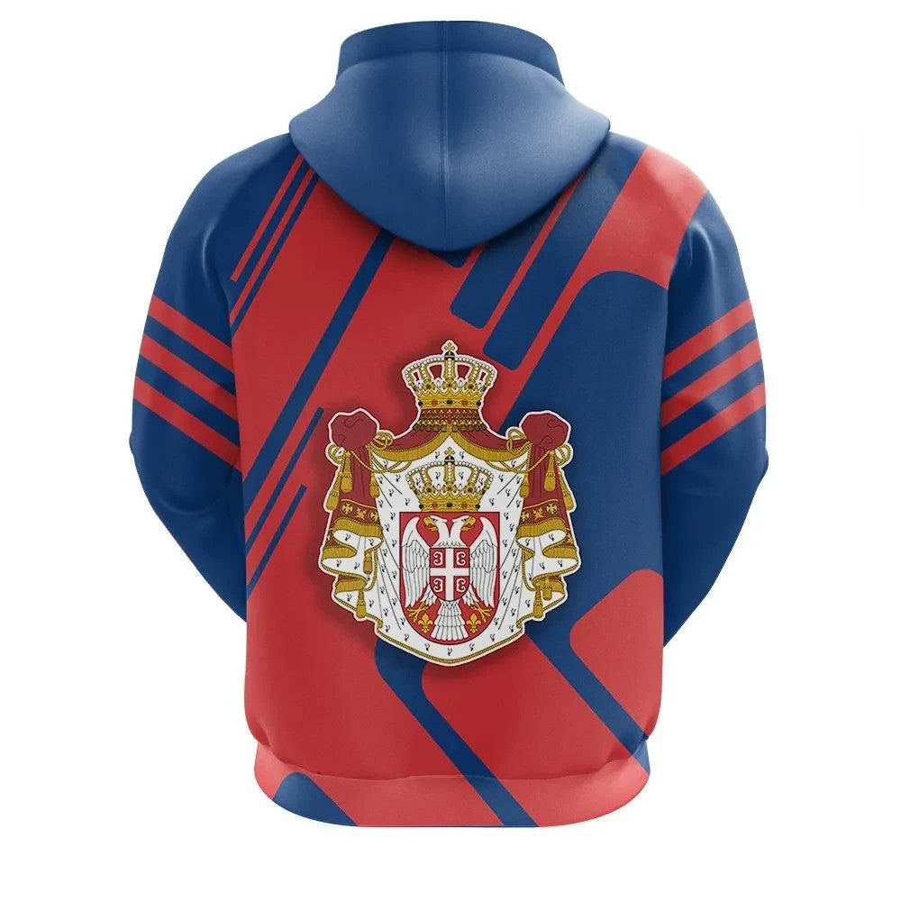 Serbia Hoodie Coat Of Arms Rockie RLT7