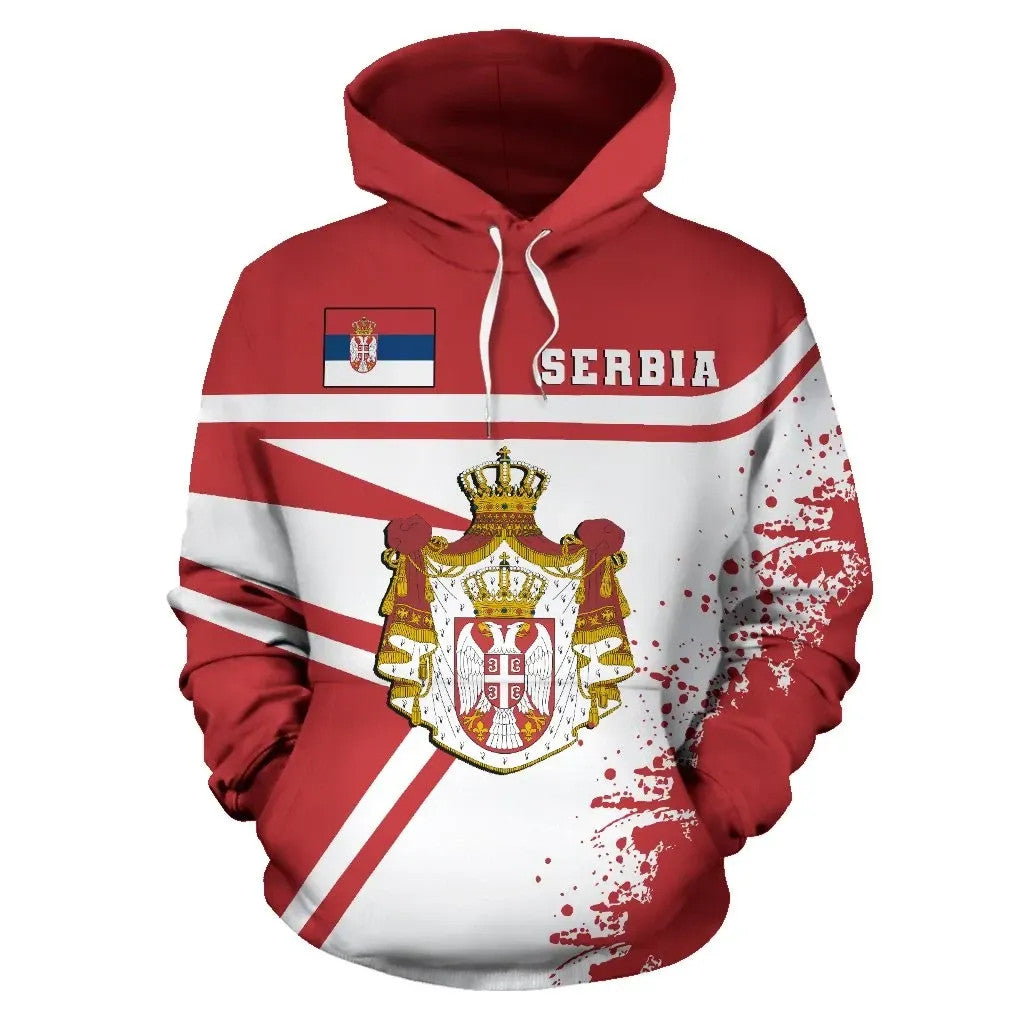 Serbia Hoodie Painting Style RLT7
