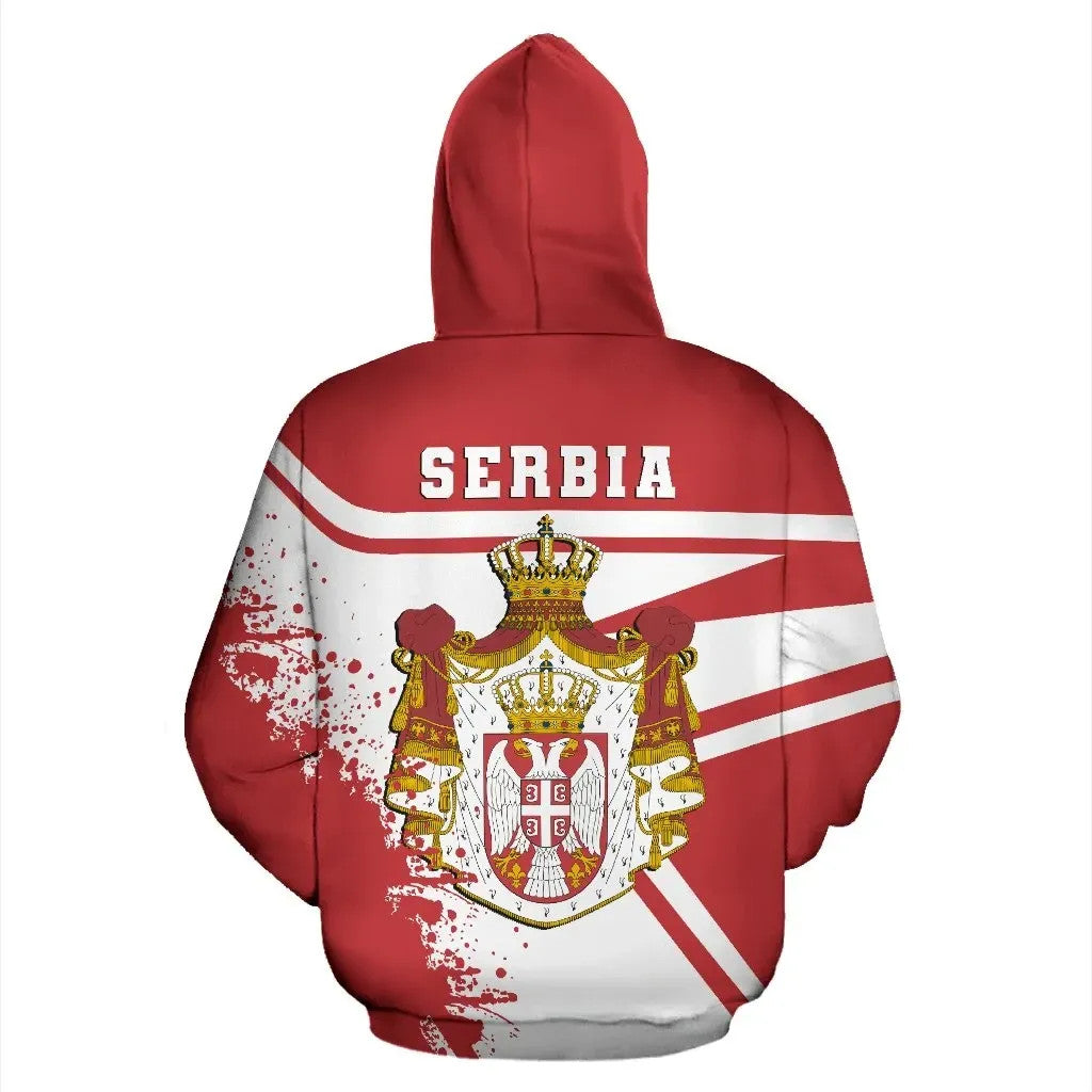 Serbia Hoodie Painting Style RLT7