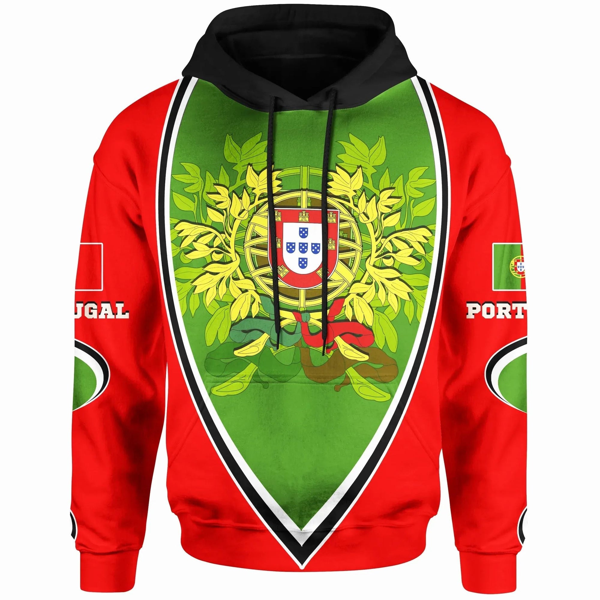 Portugal Hoodie Portugal Coat Of Arms RLT7