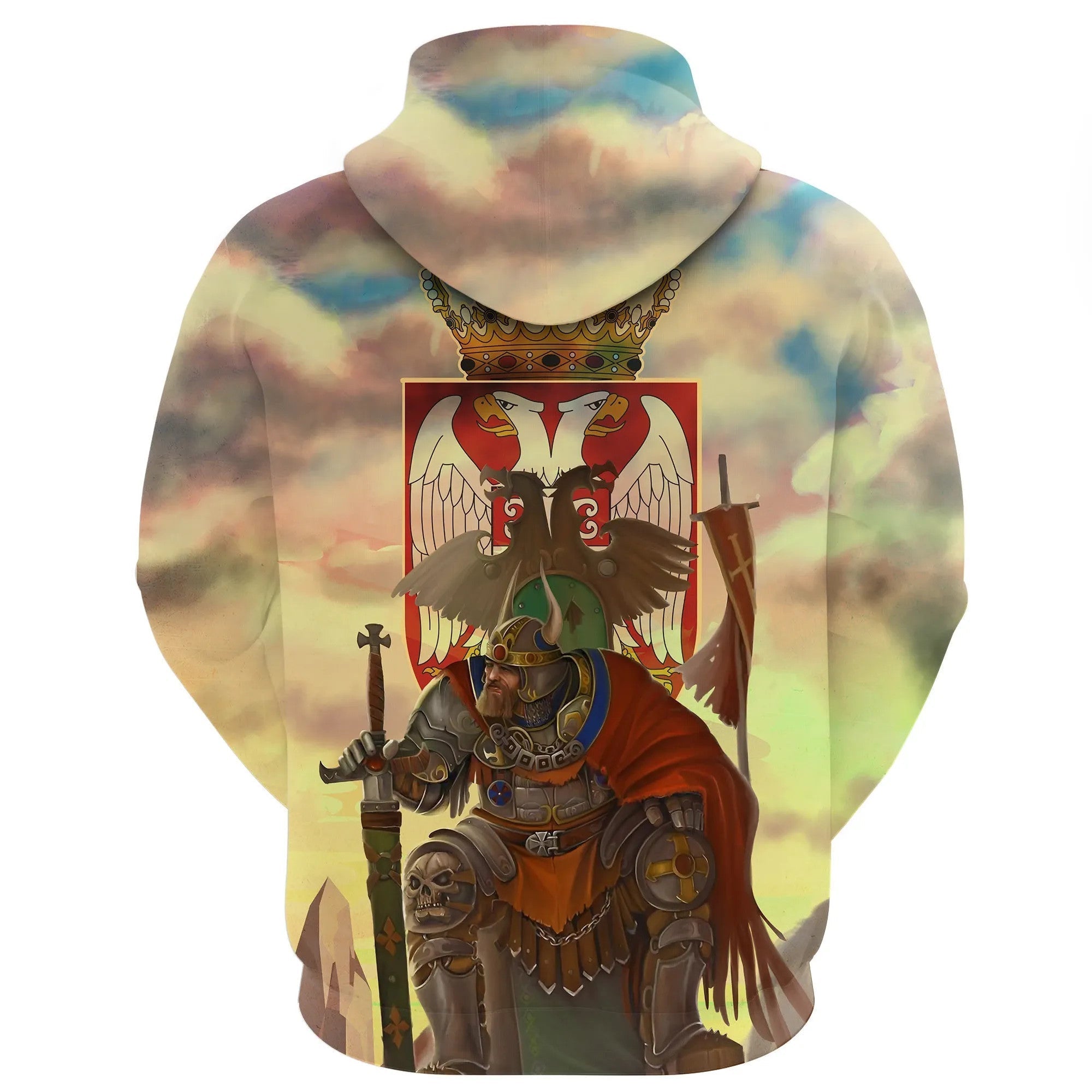 Serbia Hoodie Serbian Warrior RLT7