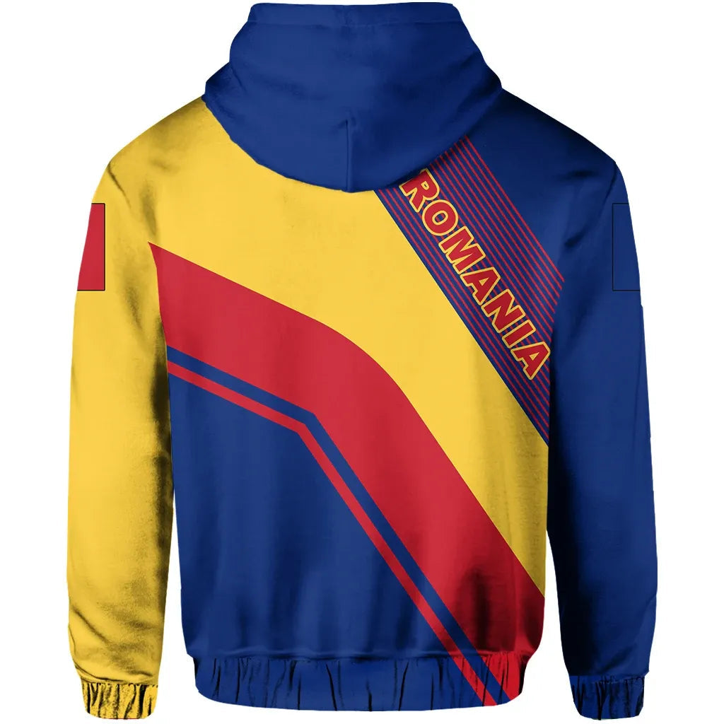 Romania Flag Hoodie Rambo Style RLT13