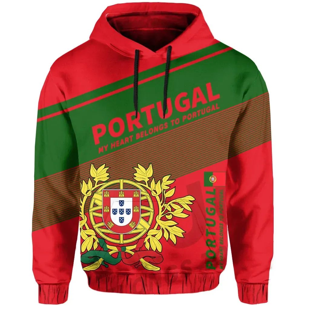 Portugal Flag Motto Hoodie Limited Style RLT7