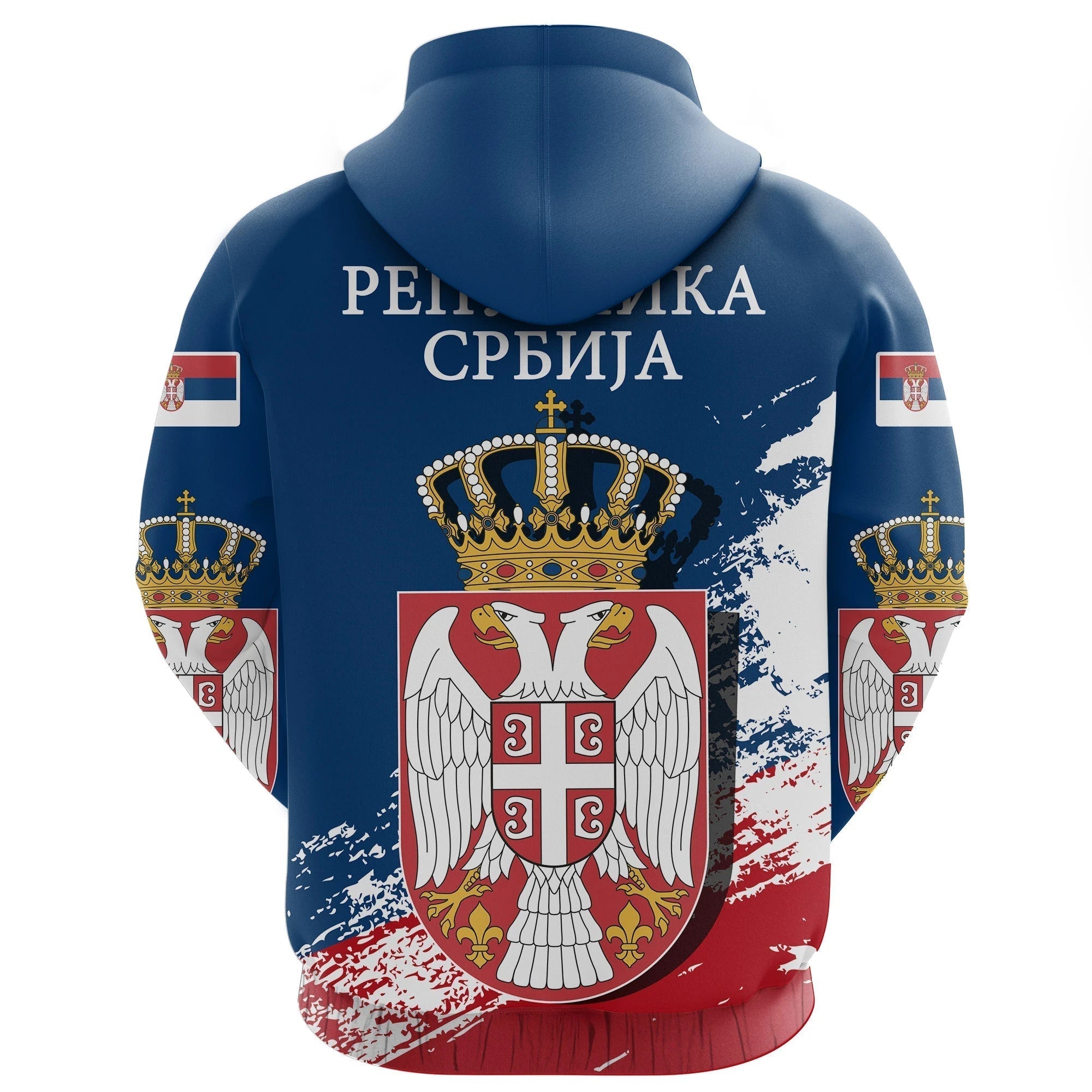 Serbia Special Hoodie Blue Version RLT7