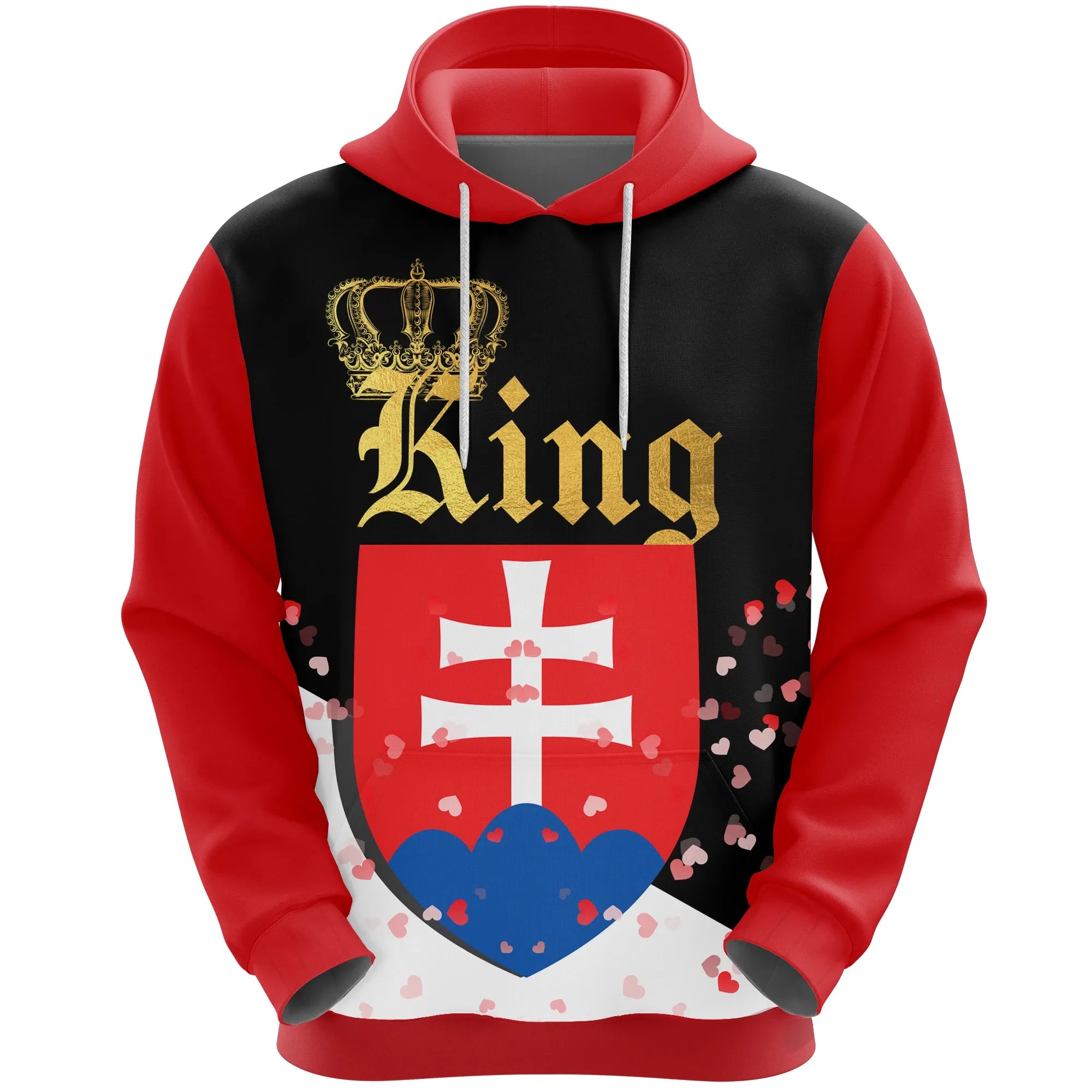 Slovakia King Valentine Hoodie RLT13