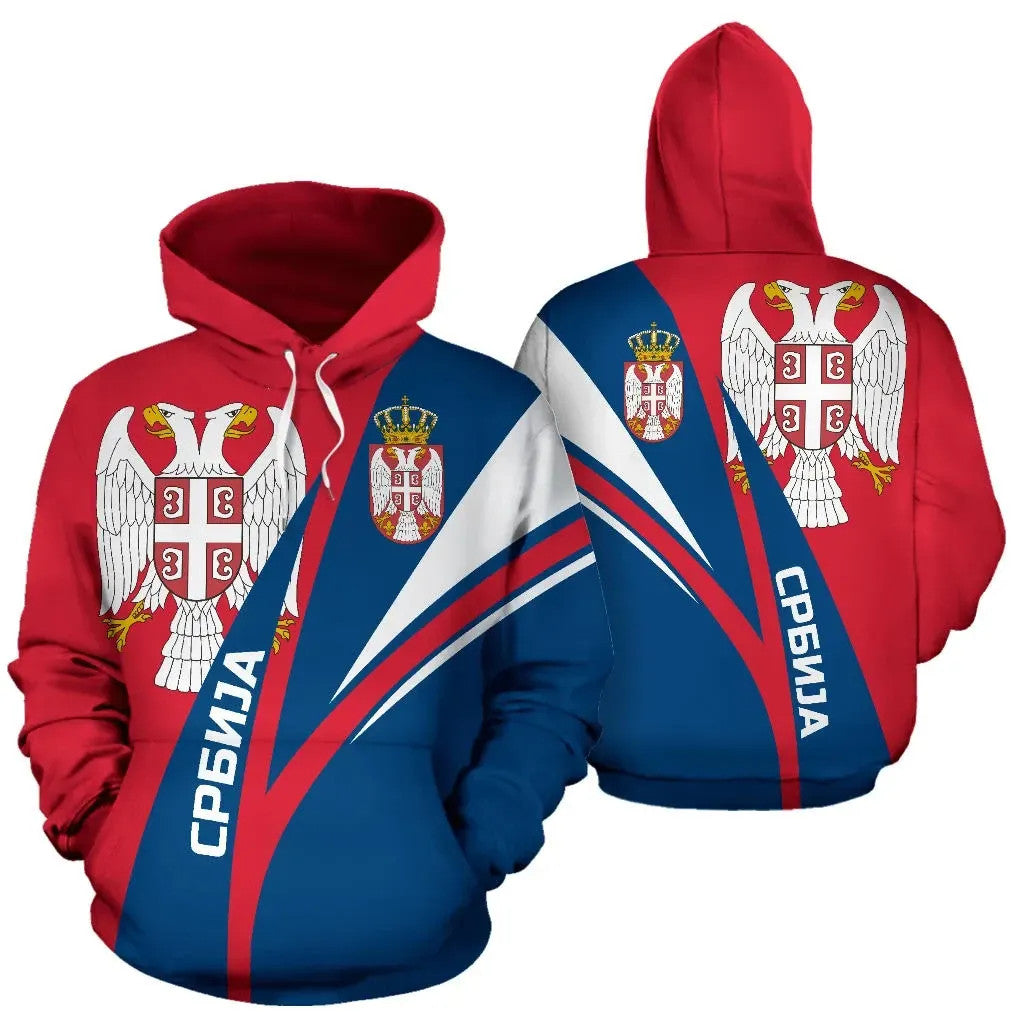 Serbia Sky Hoodie RLT7