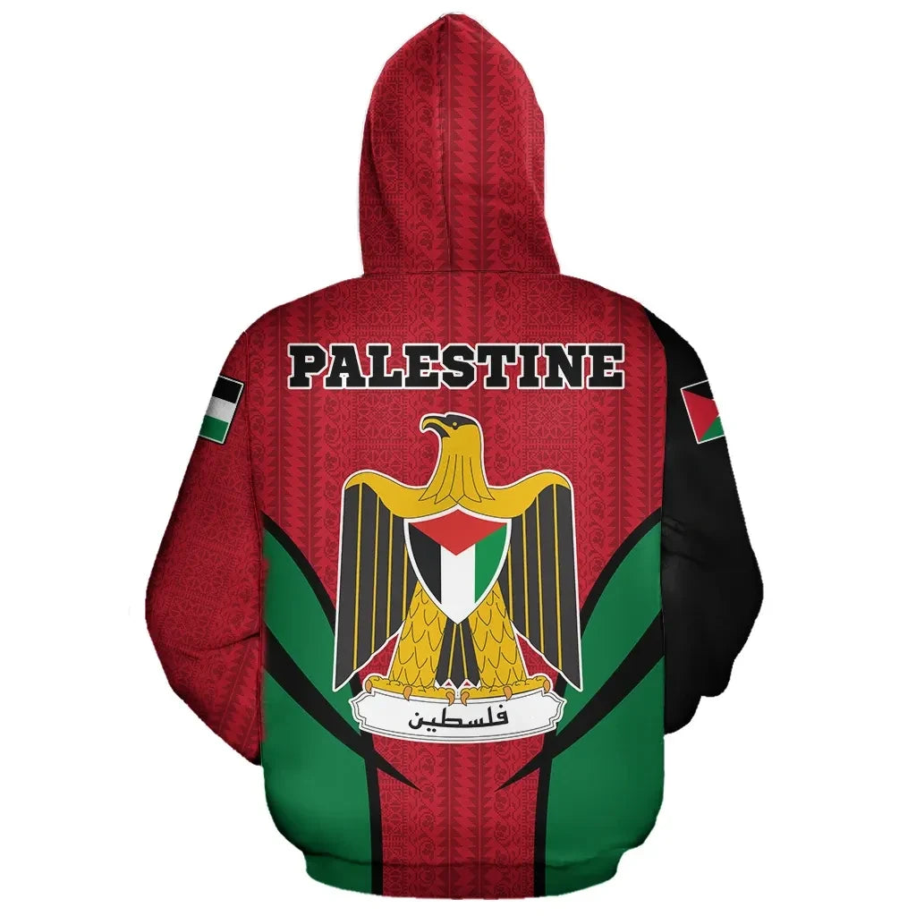 Palestine Hoodie Pullover Active RLT13