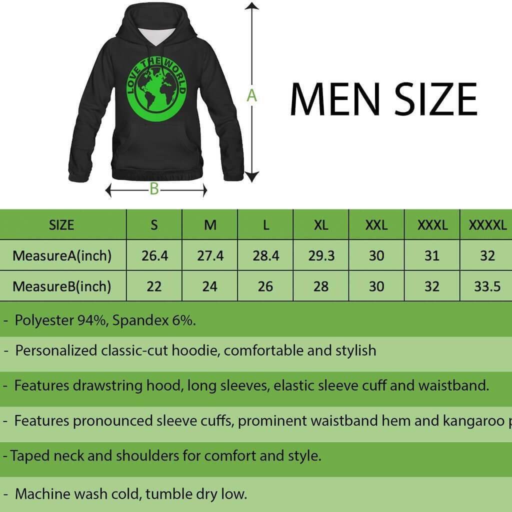 Palestine Hoodie Pullover Active RLT13